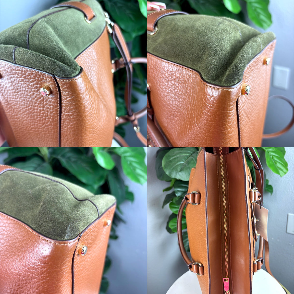 Authentic Coach Blake Carryall 25 Colorblock Leather Satchel Bag - 05_detail_3.jpg
