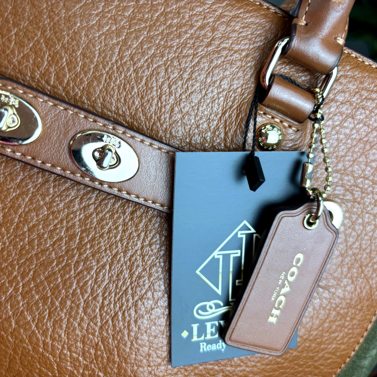Authentic Coach Blake Carryall 25 Colorblock Leather Satchel Bag - 06_leftover_single.jpg