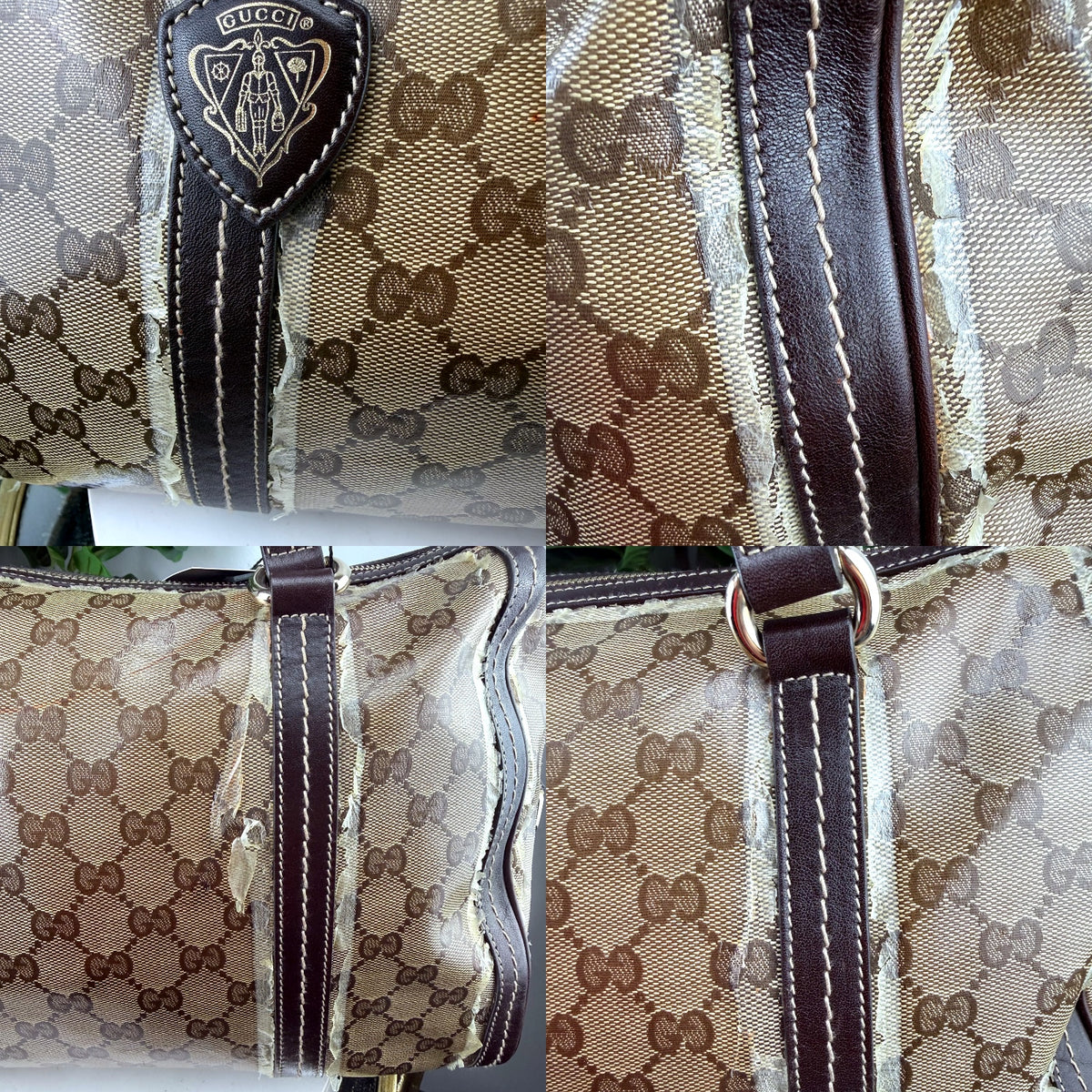 Authentic Gucci GG Canvas Heart Charm Boston Bag Brown - 05_detail_3.jpg