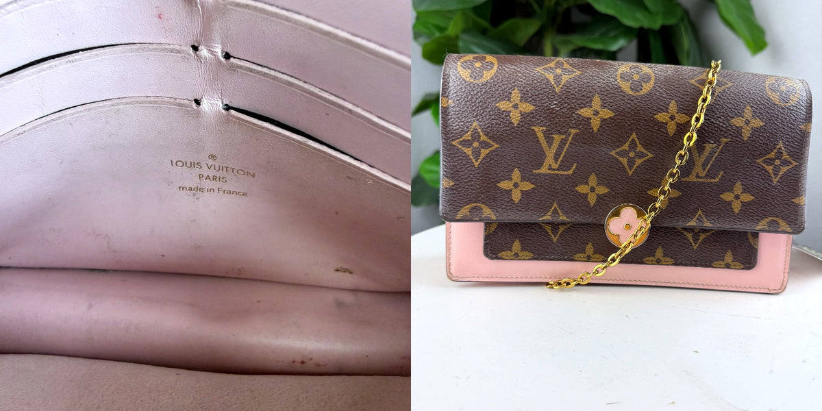 Authentic Louis Vuitton Flore Wallet Monogram Canvas Rose Ballerine - 05_leftover_pair.jpg