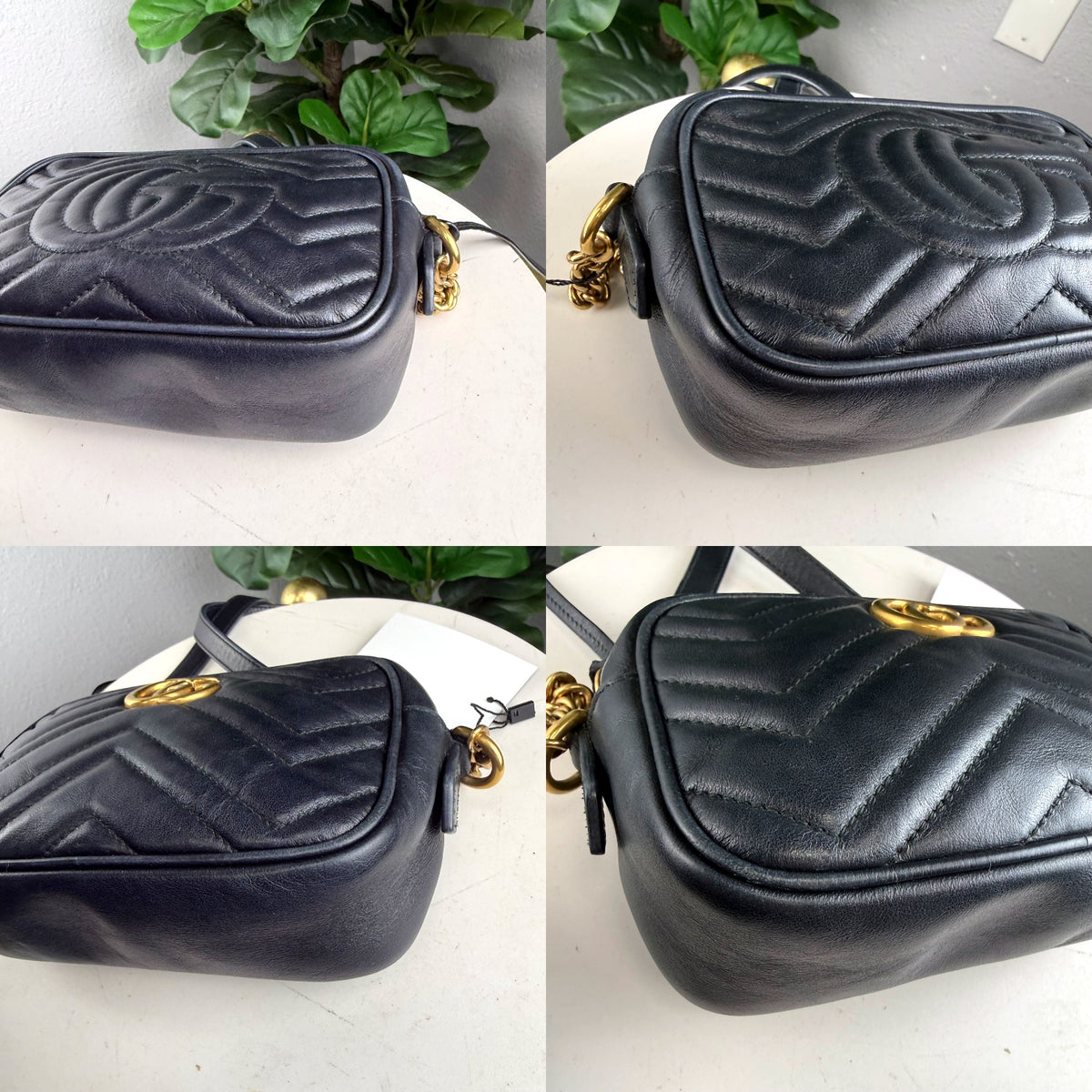 Authentic Gucci GG Marmont Small Matelassé Camera Bag Black Leather - 04_detail_2.jpg