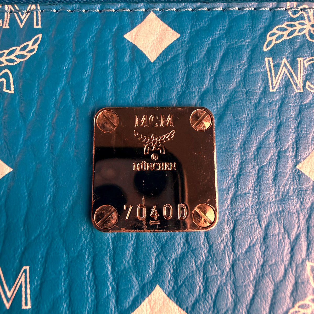 Authentic MCM Blue Visetos Coated Canvas Crossbody Bag - 03_photo.jpg