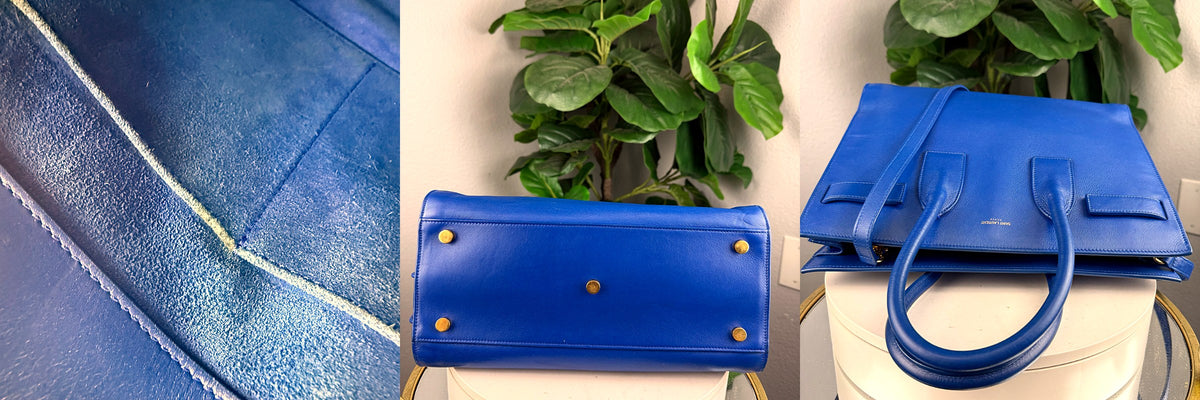 Authentic Saint Laurent Paris Sac de Jour Blue Leather Tote Bag - 07_extra.jpg