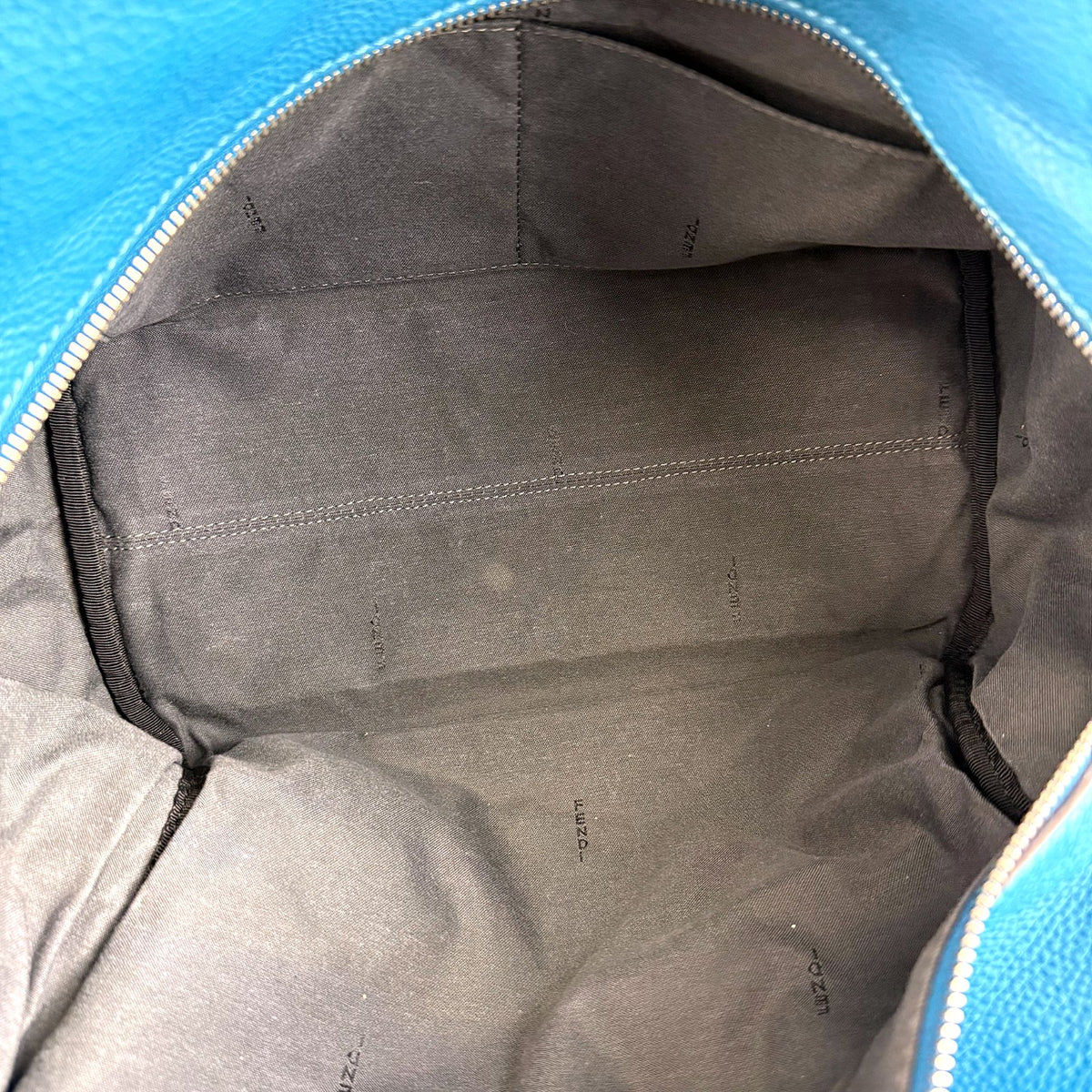 Authentic Fendi Selleria Peekaboo Tote Blue Leather Handbag - 06_inside.jpg