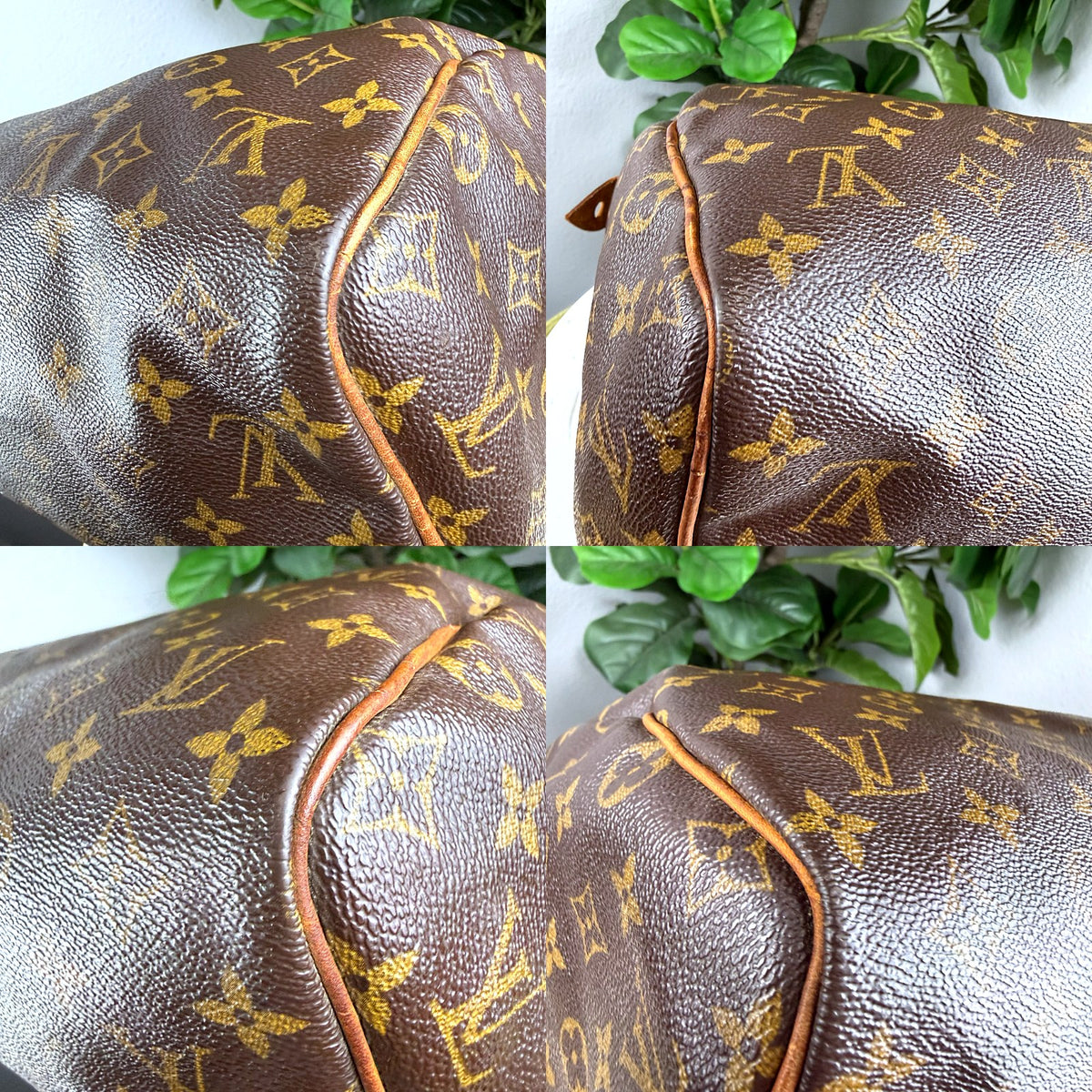 Authentic Louis Vuitton Speedy 30 Monogram Canvas Handbag - 04_corners.jpg