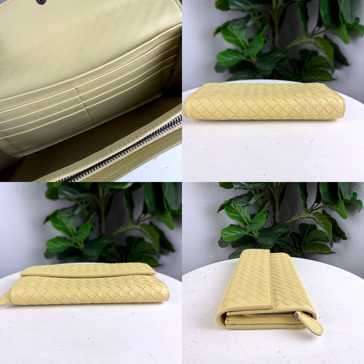 Authentic Bottega Veneta Intrecciato Continental Flap Wallet Beige Leather - 03_detail_1.jpg