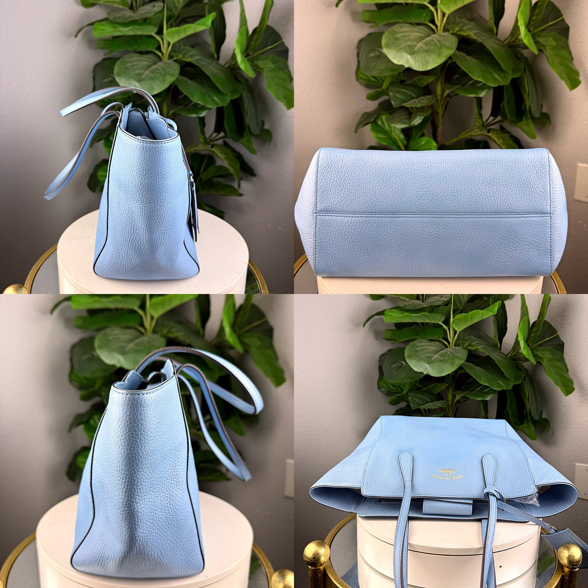 Authentic Gucci Swing Medium Pebbled Tote Bag Blue Grey Leather - 05_extra.jpg