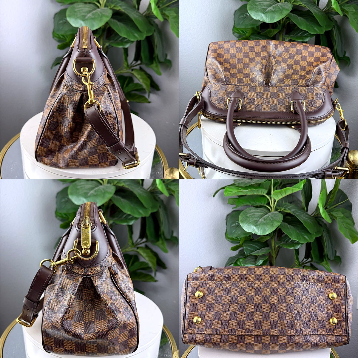 Authentic Louis Vuitton Trevi PM Damier Ebene Canvas Satchel - 05_extra.jpg