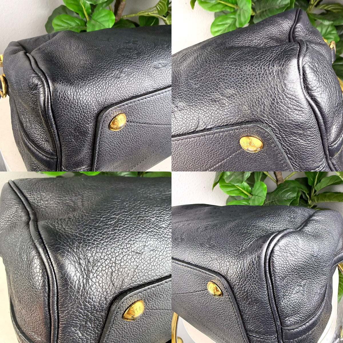 Authentic Louis Vuitton Speedy 30 Empreinte Noir Black Leather Satchel - 03_corners.jpg