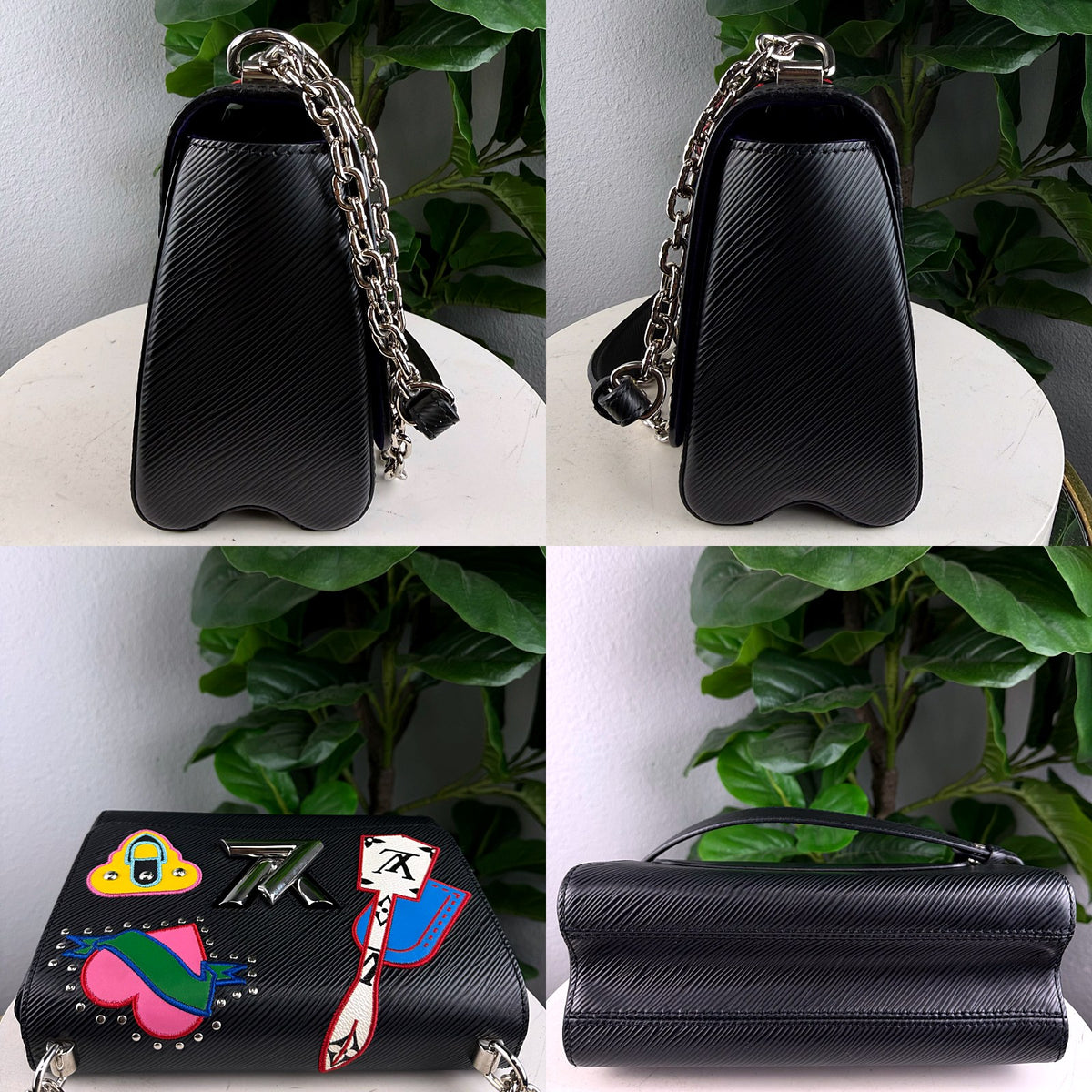 Authentic Louis Vuitton Twist MM Epi Leather Black Chain Shoulder Bag - 04_extra.jpg