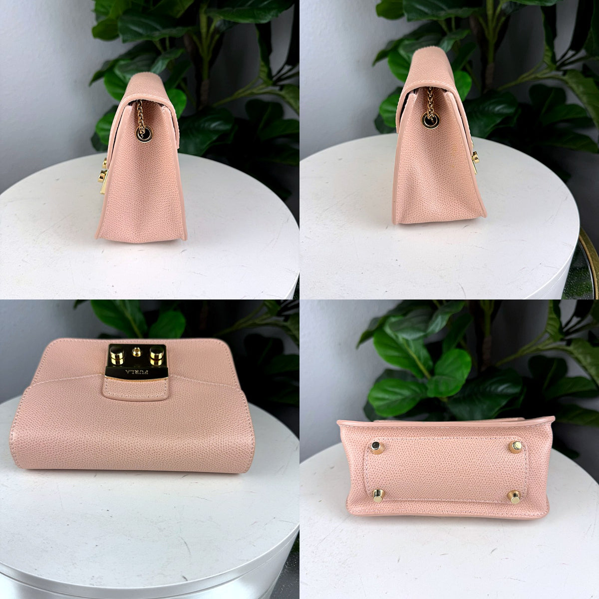 Authentic Furla Metropolis Mini Crossbody Bag Pink Leather Gold Hardware - 04_extra.jpg