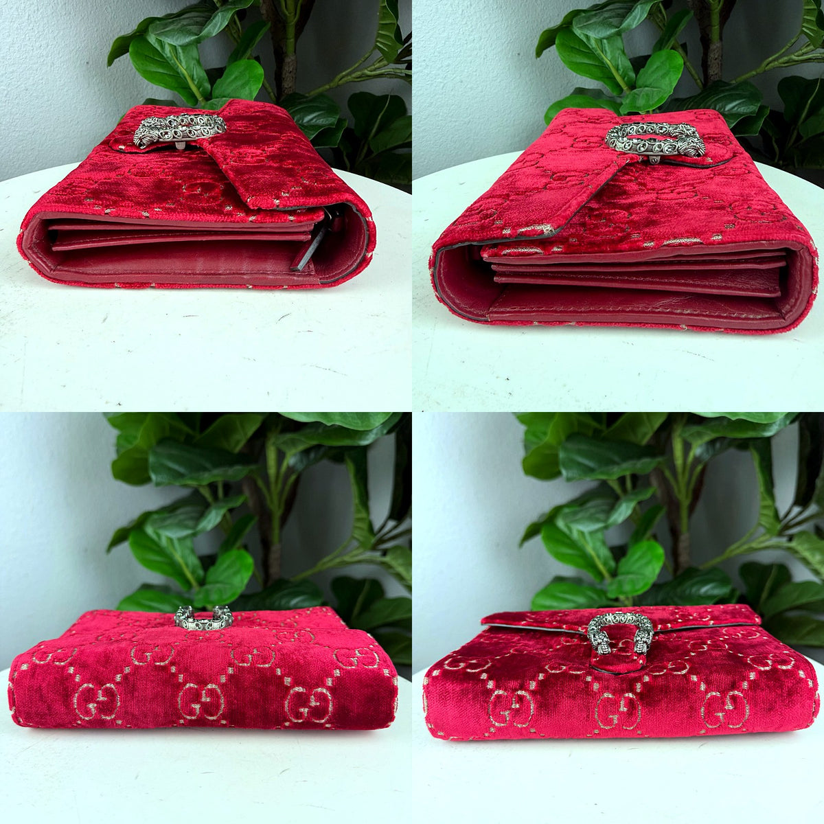 Authentic Gucci Dionysus GG Velvet Super Mini Bag Red - 05_extra.jpg