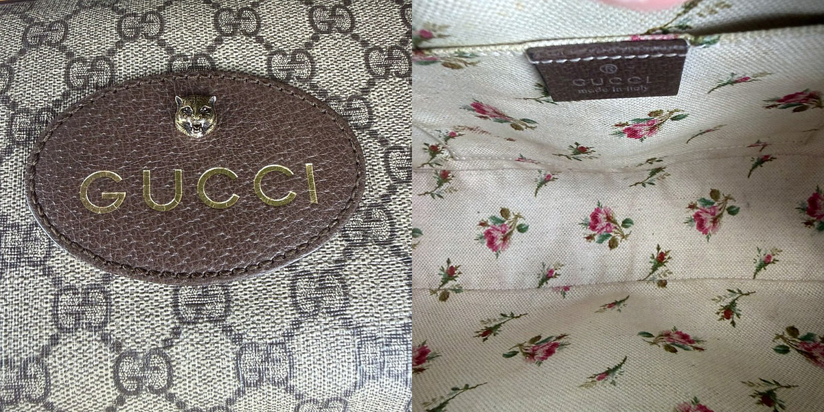 Authentic Gucci Neo Vintage GG Supreme Canvas Crossbody Camera Bag - 04_inside.jpg