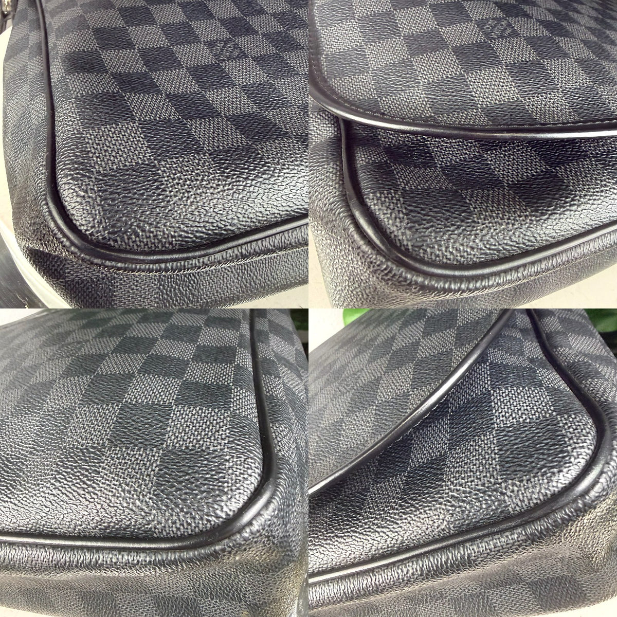 Authentic Louis Vuitton District PM Damier Graphite Canvas Messenger Bag - 03_corners.jpg