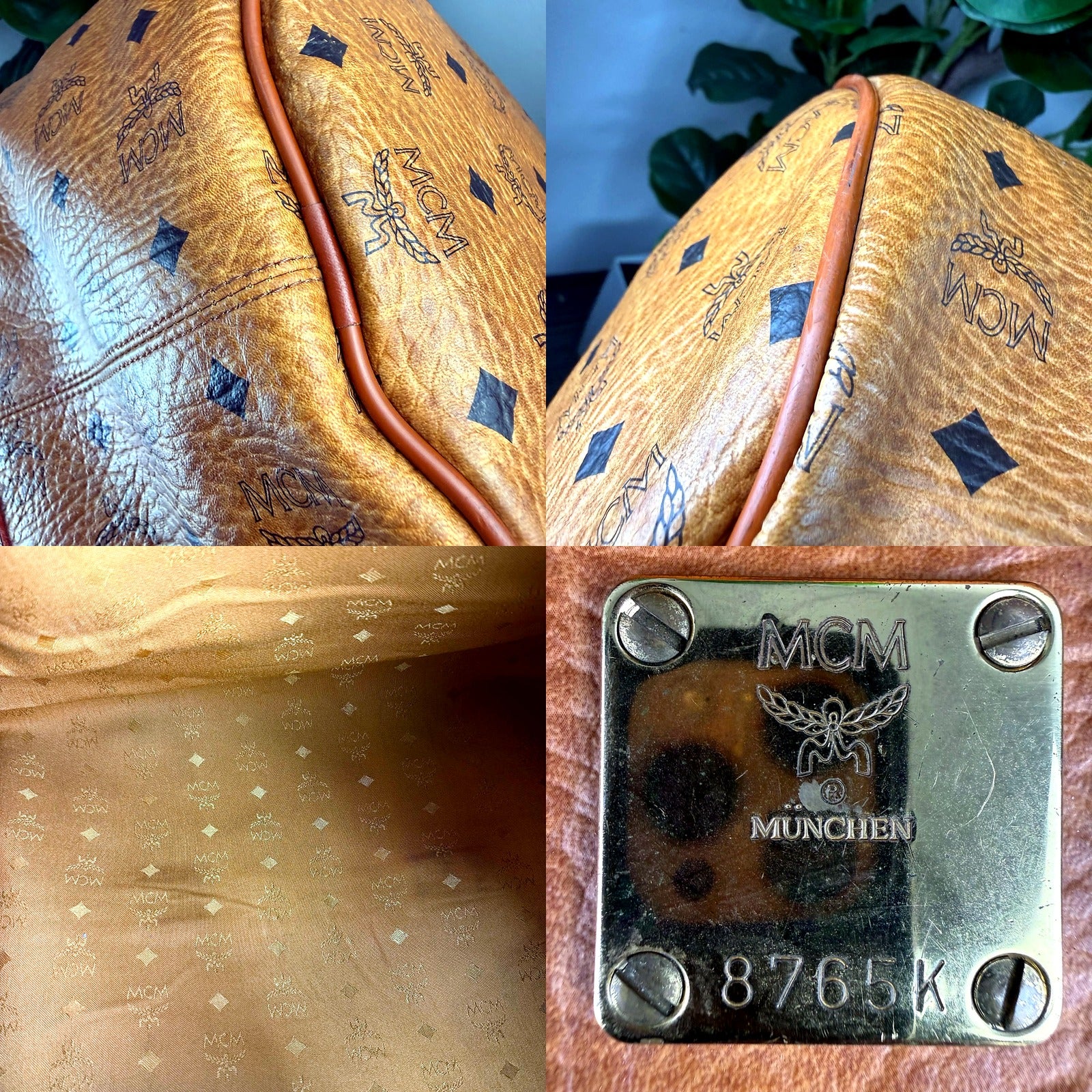 Authentic Vintage MCM Munchen Visetos Monogram Duffel Bag