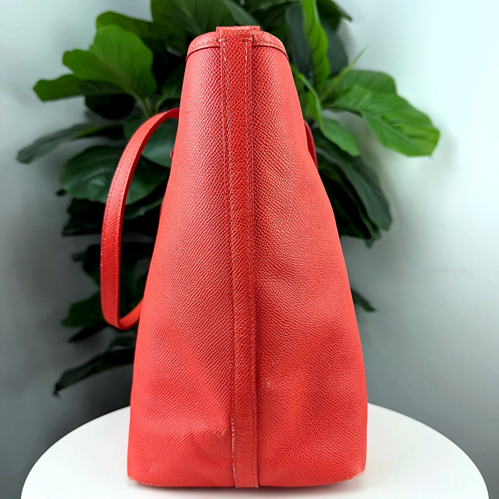 Authentic Coach Red Saffiano Leather City Tote - COACH NEW YORK