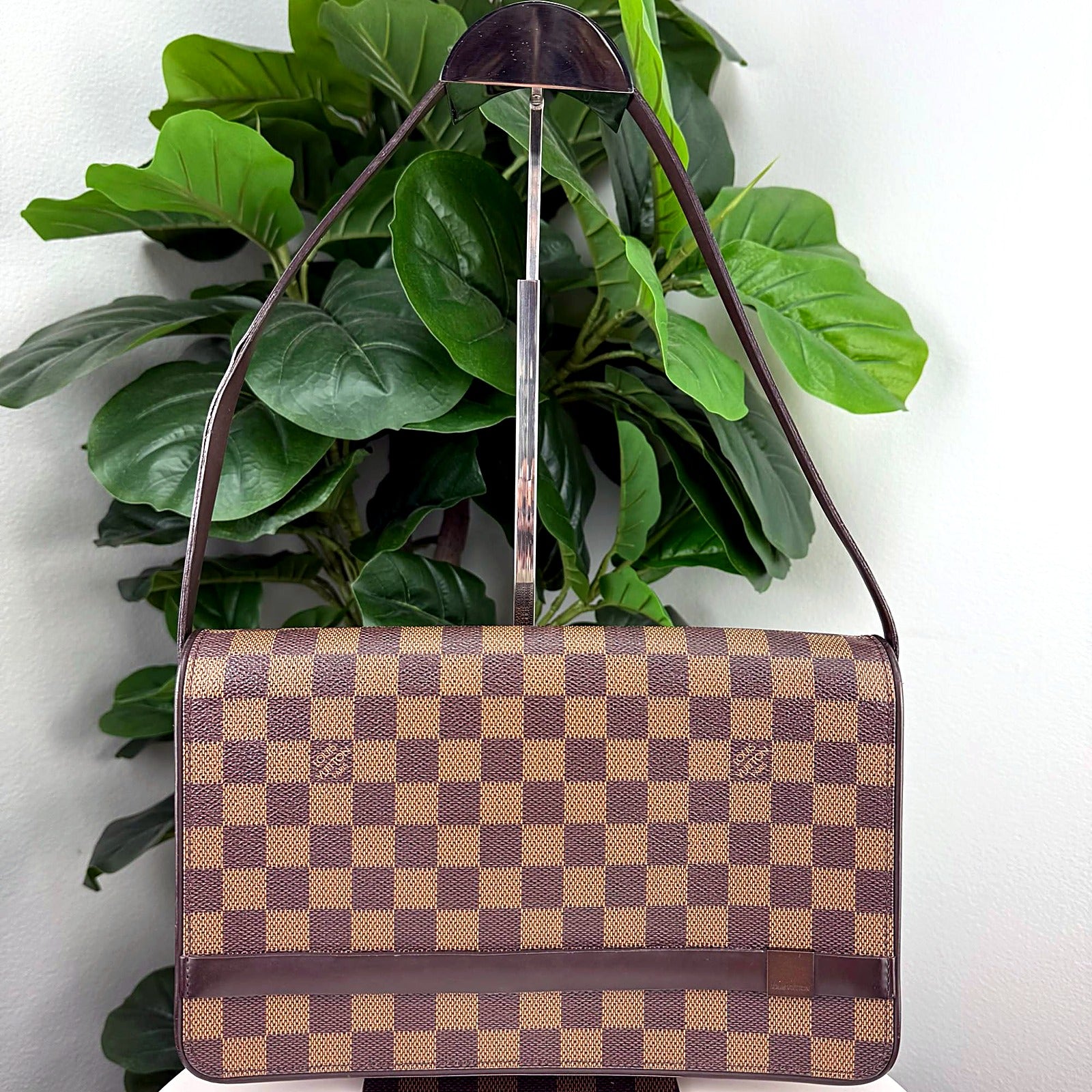 Louis Vuitton Damier Ebène Flap Shoulder Bag - TH0031