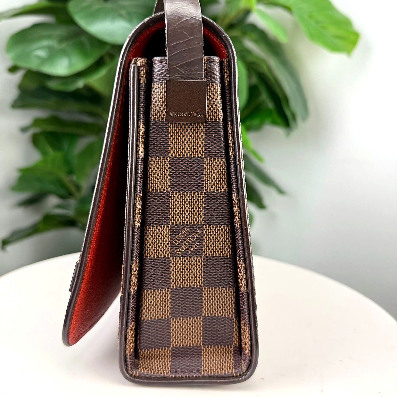 Louis Vuitton Damier Ebène Flap Shoulder Bag - TH0031