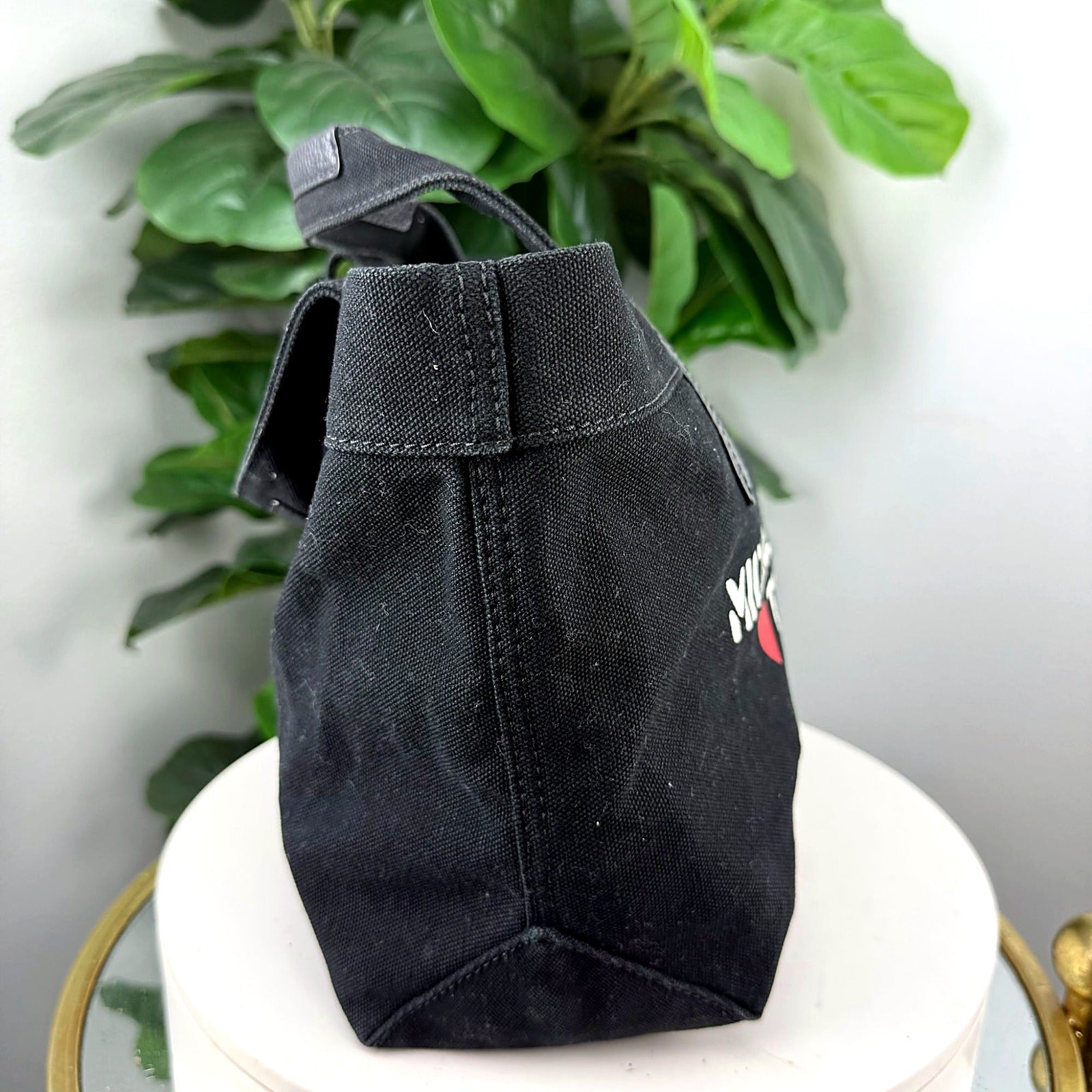 Michael Kors Loves Tokyo canvas tote back