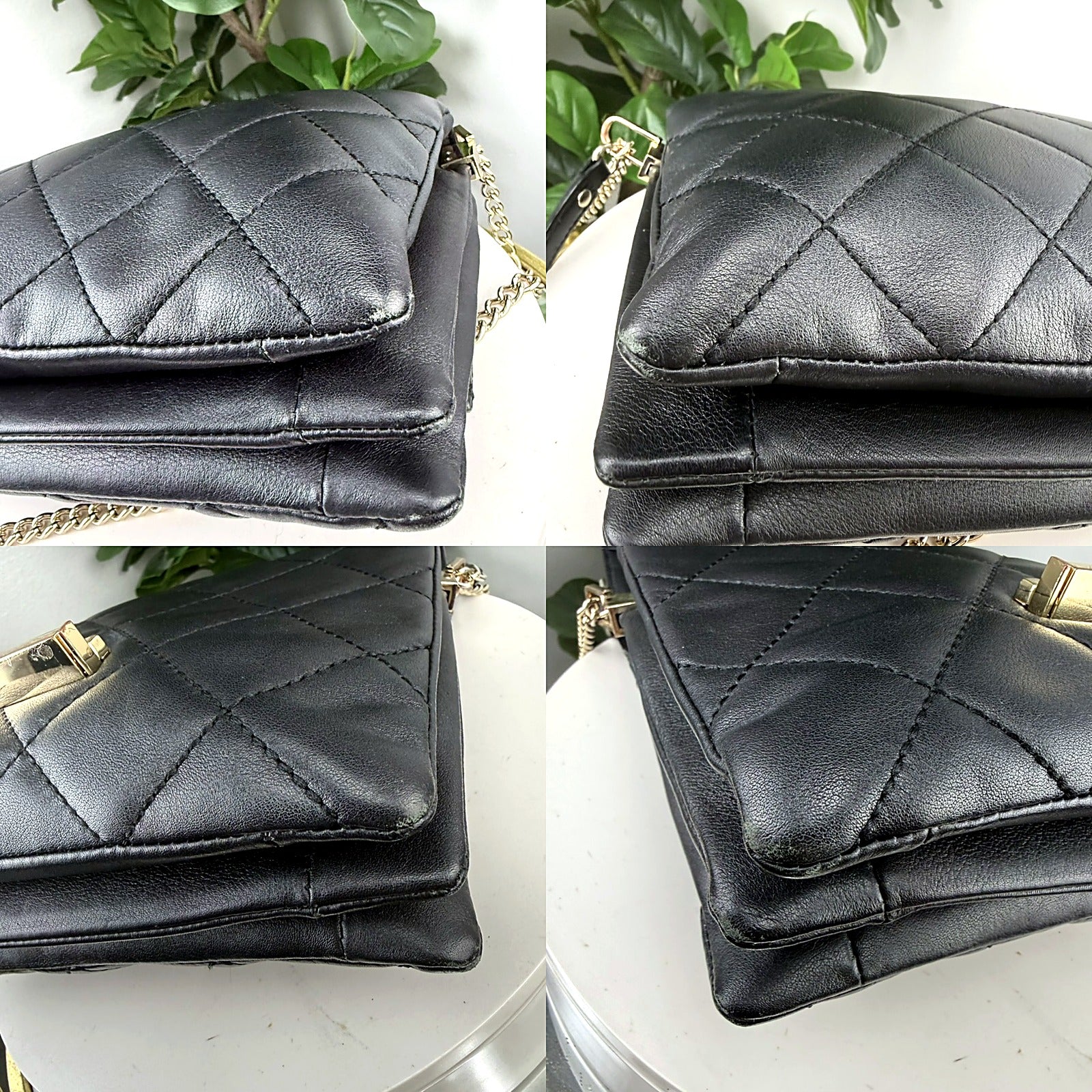 Authentic Kate Spade Quilted Black Leather Crossbody Bag - detail 2