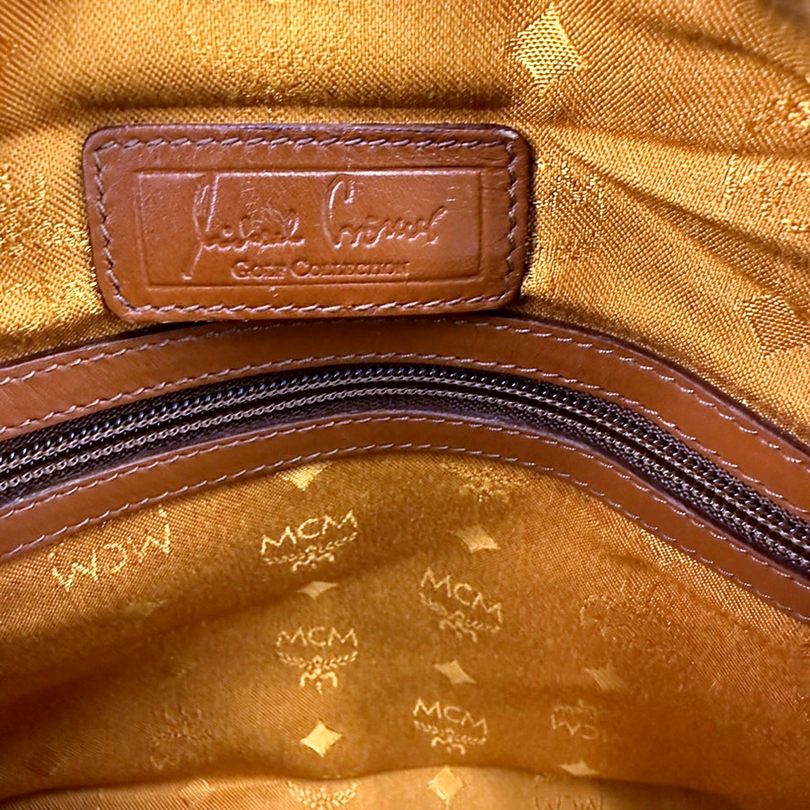Authentic Vintage MCM Visetos Jack Nicklaus Golf Collection Duffel Bag - single