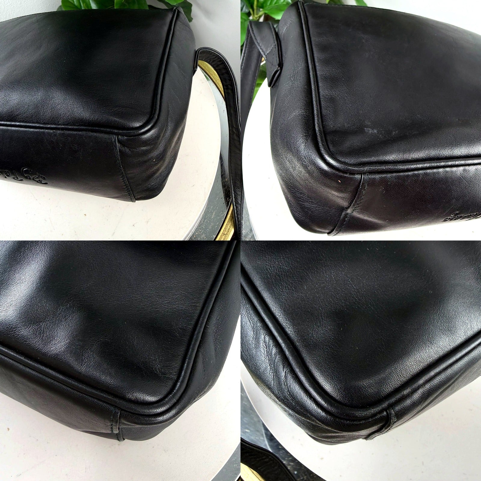 Paloma Picasso crossbody bag - corner and edge condition detail