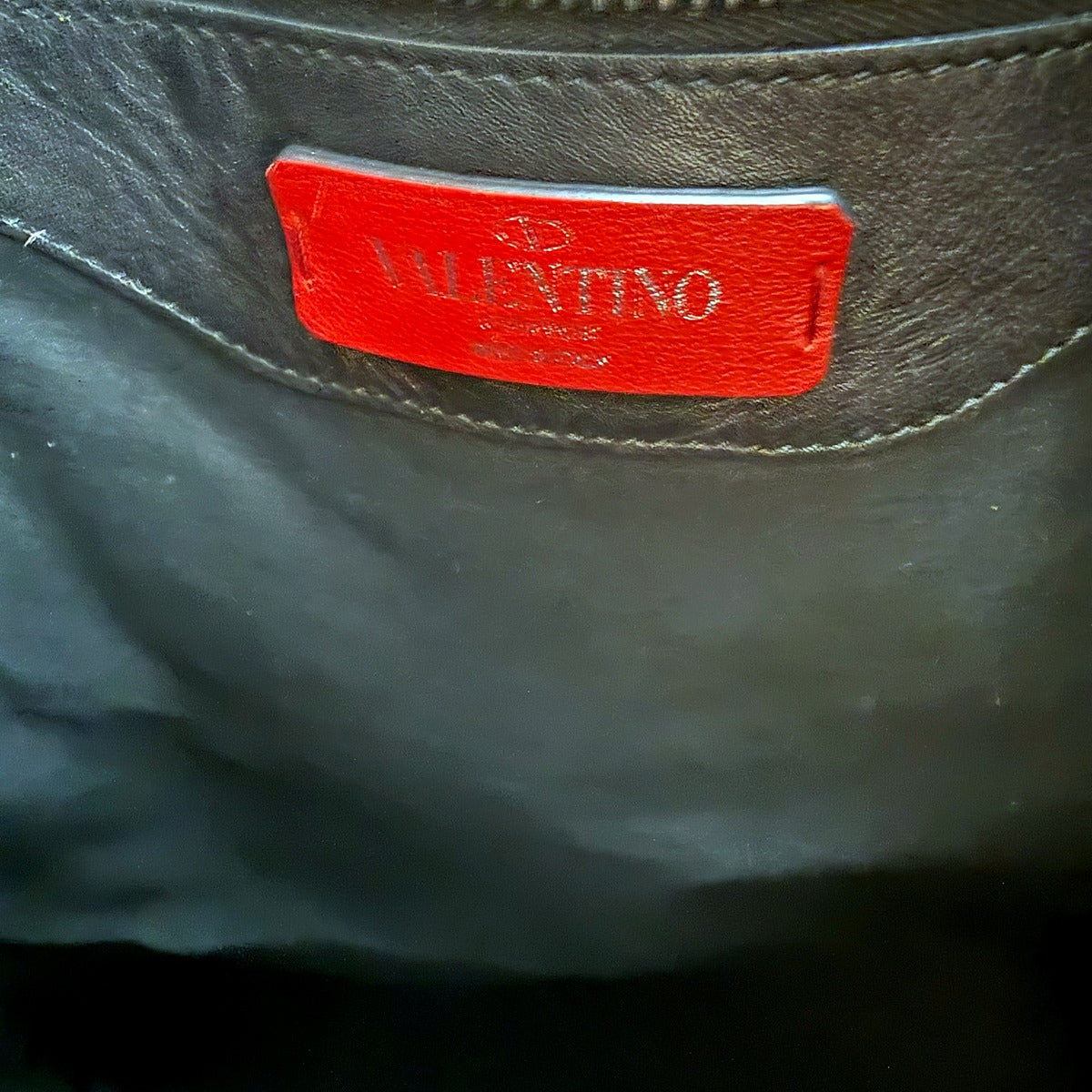 Valentino Garavani authenticity tag interior