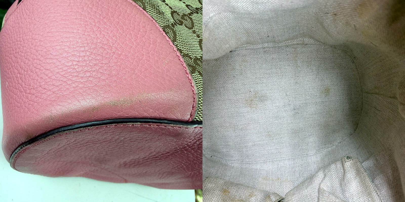 Additional wear detail and interior lining overview