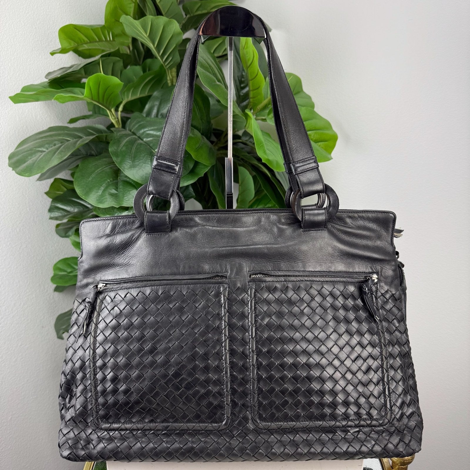 Bottega Veneta Intrecciato tote - front