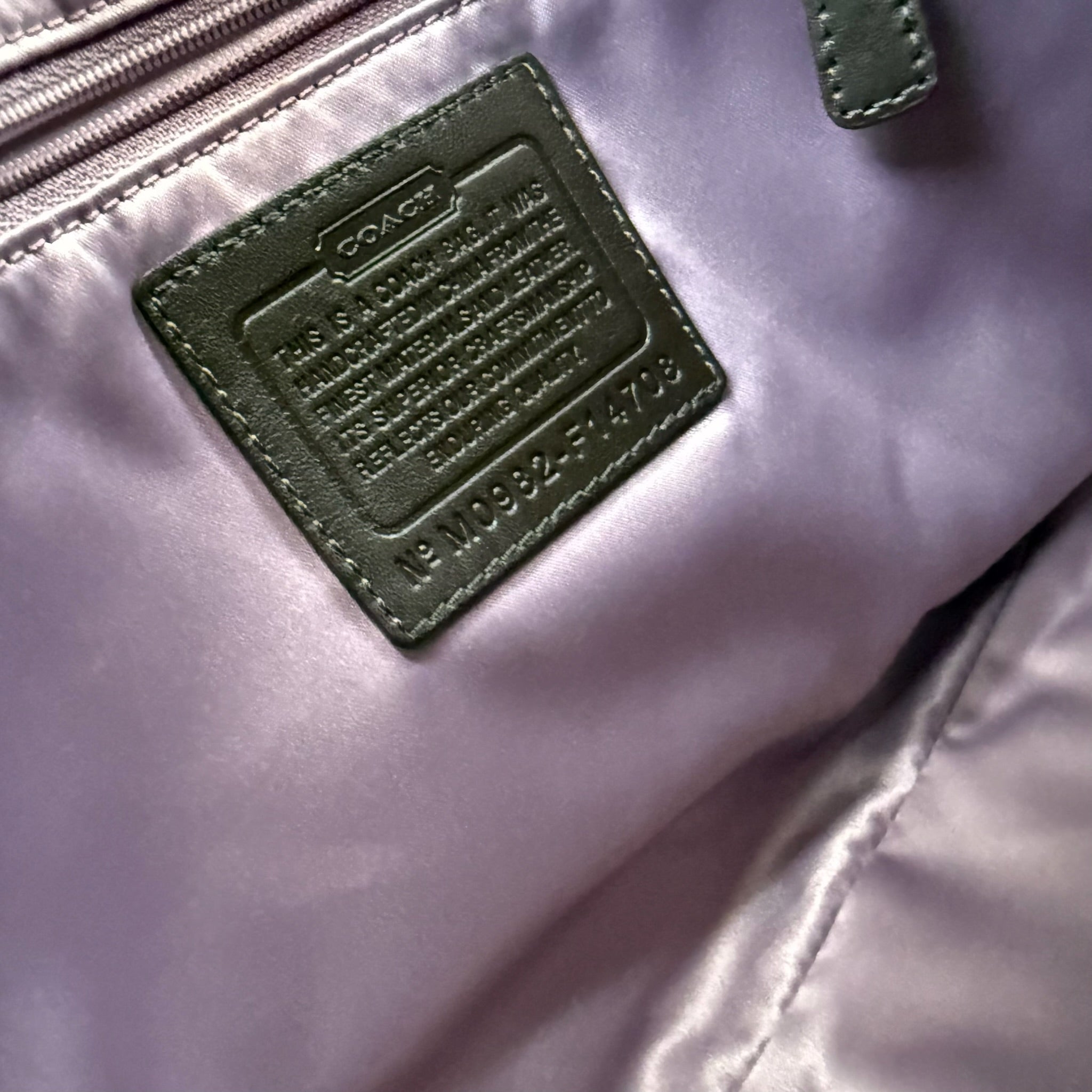 Coach Signature Canvas Hobo Crossbody Bag