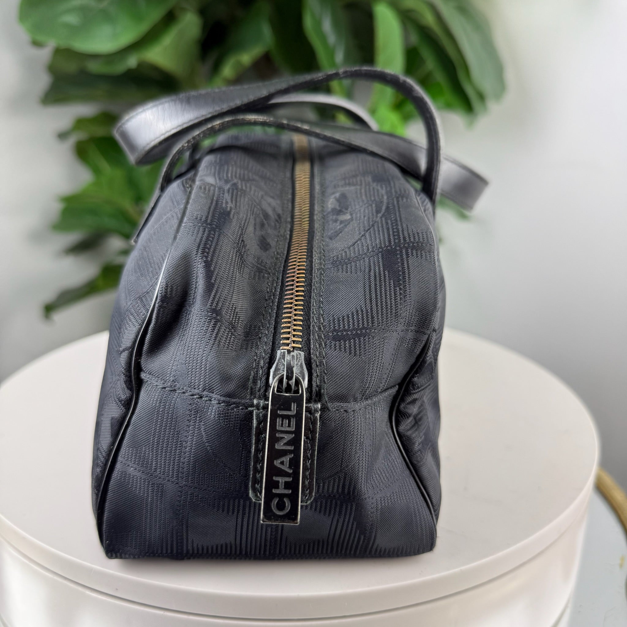 Chanel New Travel Line Nylon Bowling Bag
