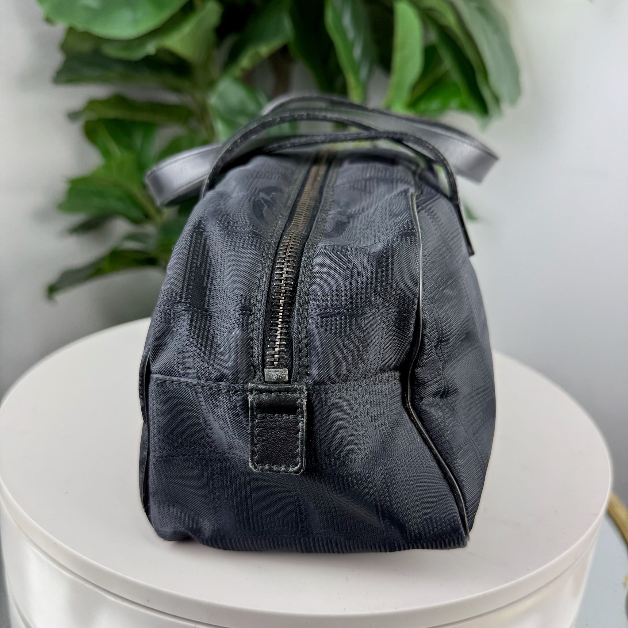 Chanel New Travel Line Nylon Bowling Bag