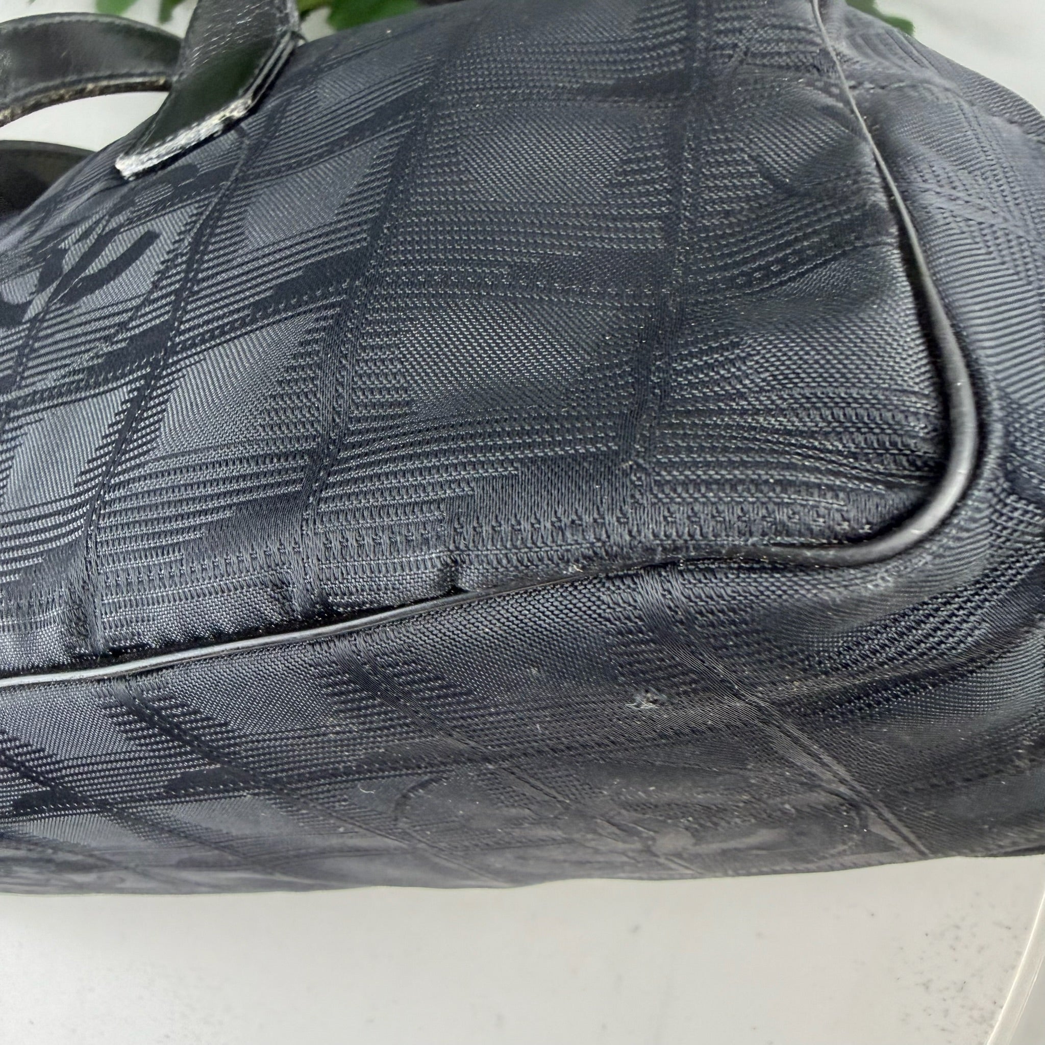 Chanel New Travel Line Nylon Bowling Bag