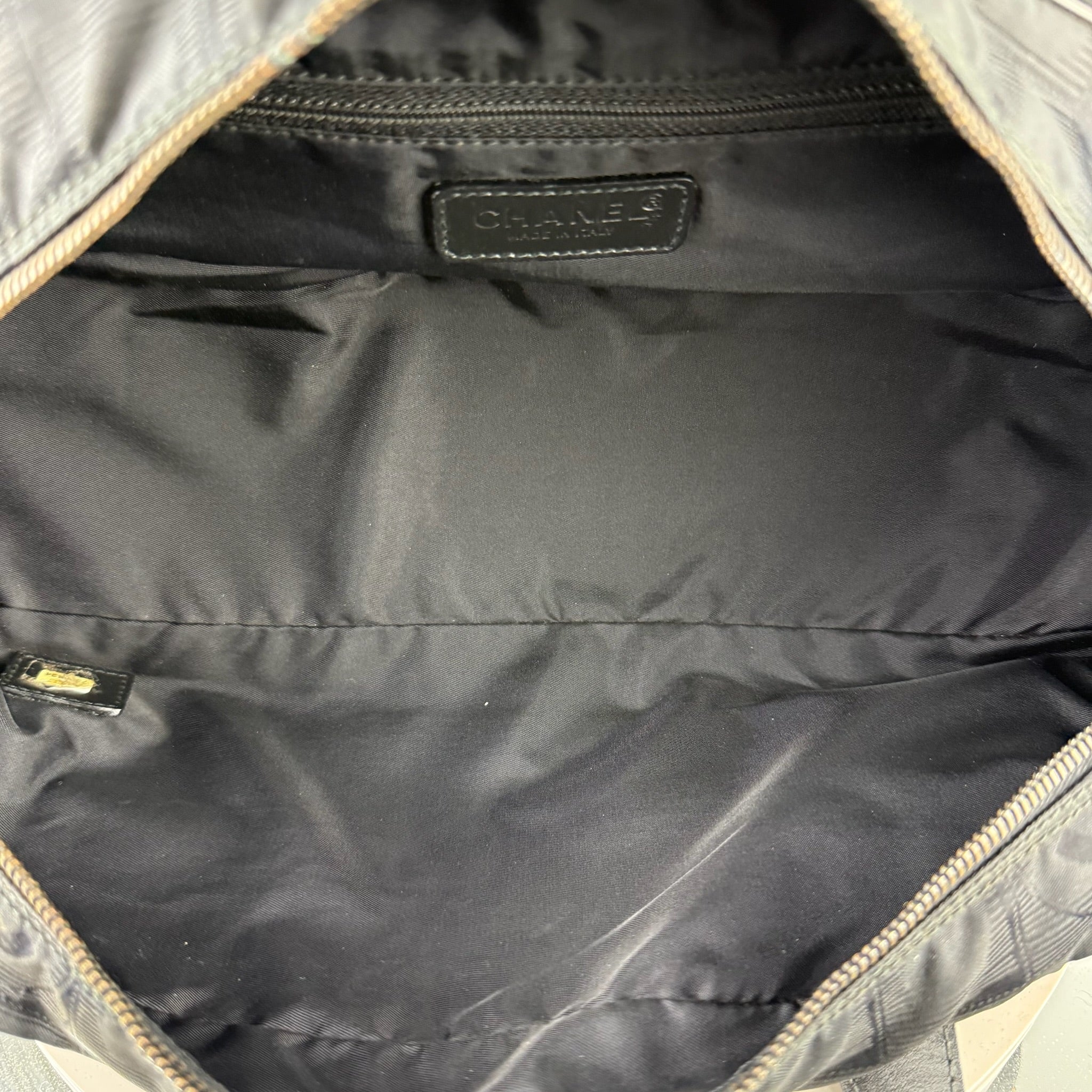 Chanel New Travel Line Nylon Bowling Bag