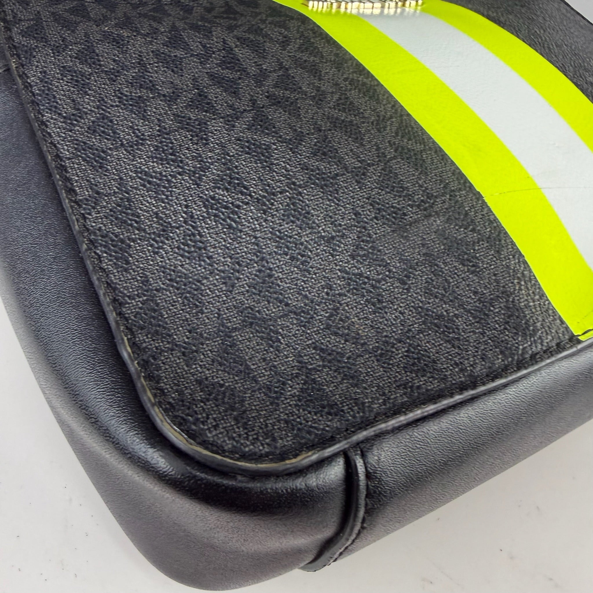 Michael Kors Jet Set Charm Center Stripe Camera Crossbody Bag