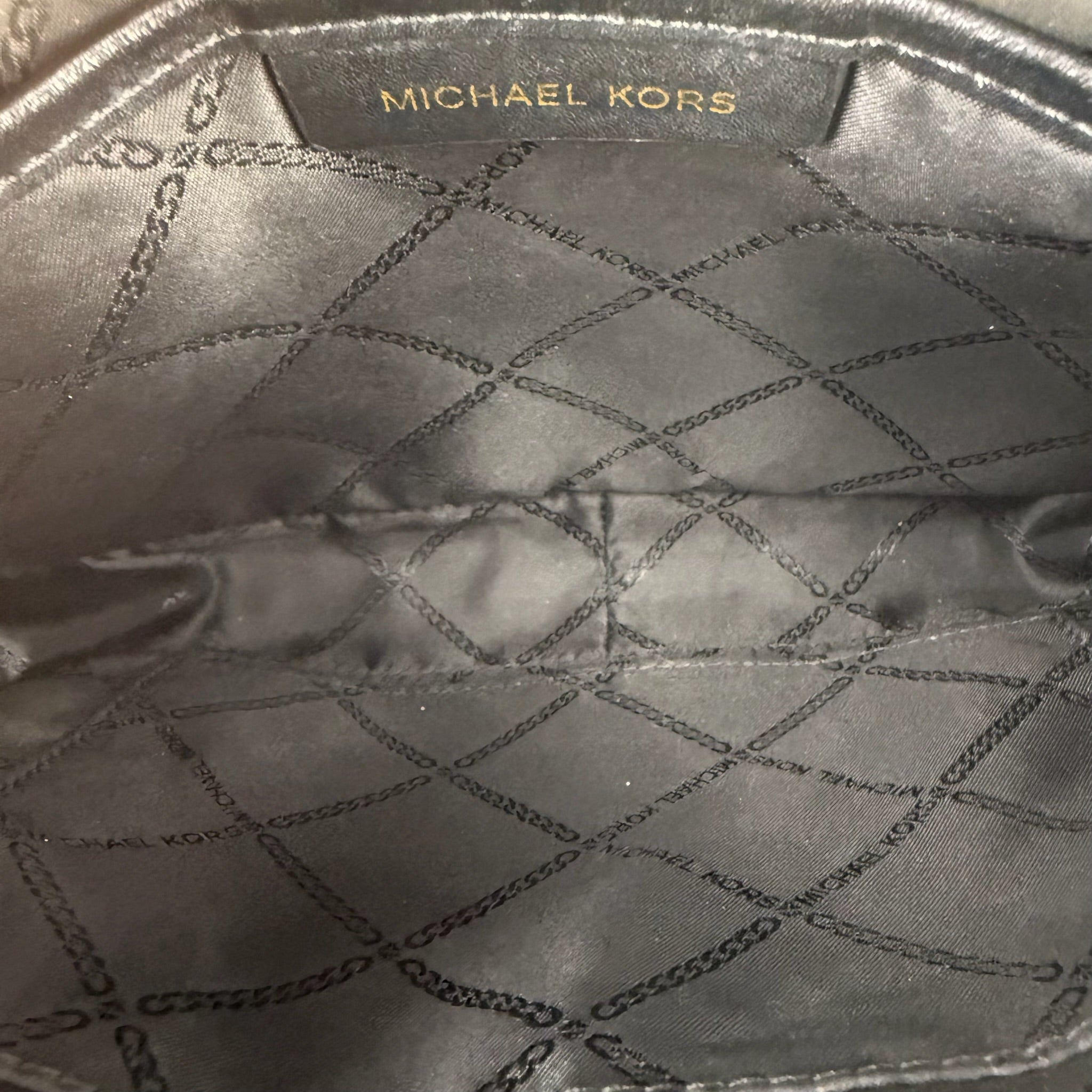 Michael Kors Jet Set Charm Center Stripe Camera Crossbody Bag