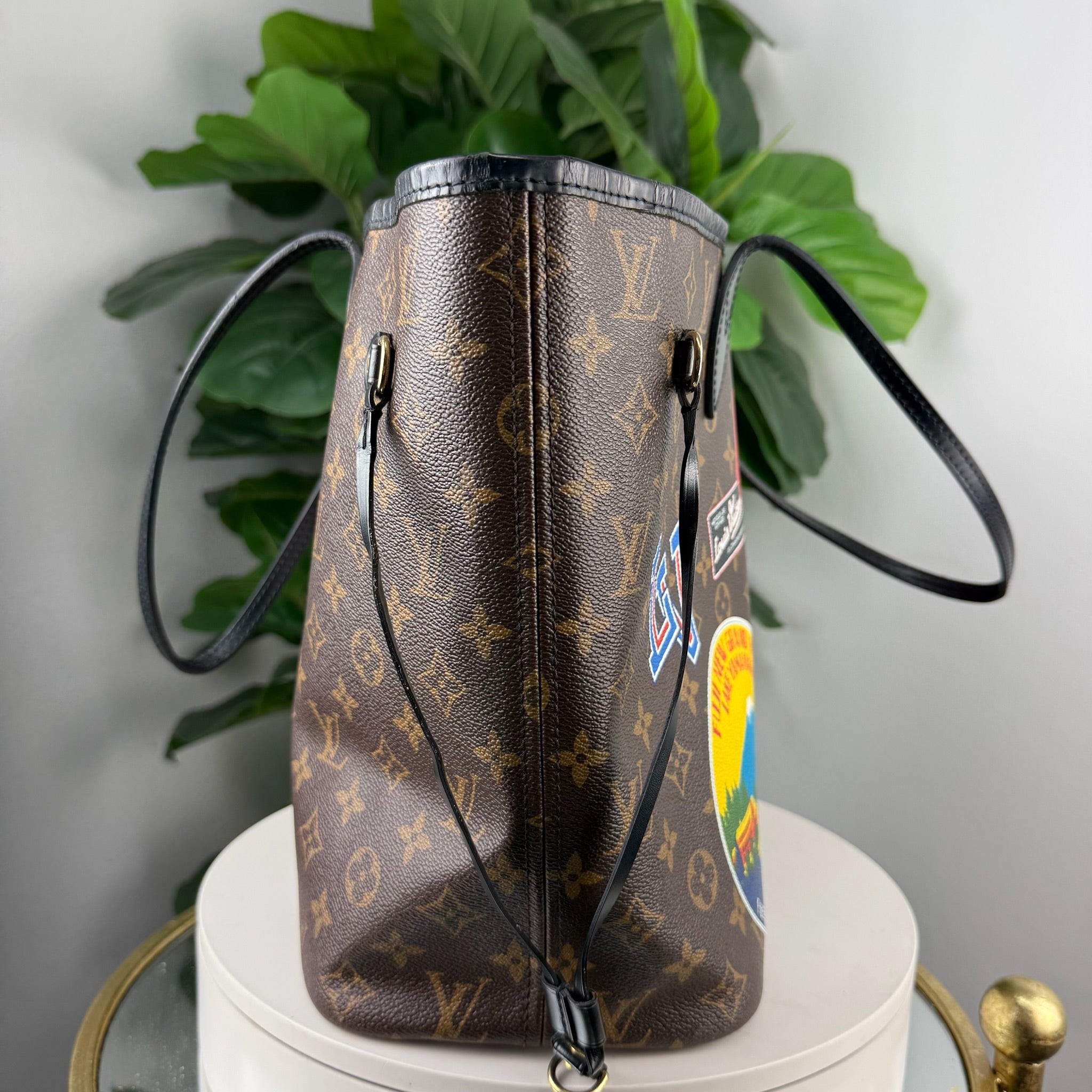 Louis Vuitton Neverfull MM My LV World Tour Monogram Tote with Pochette