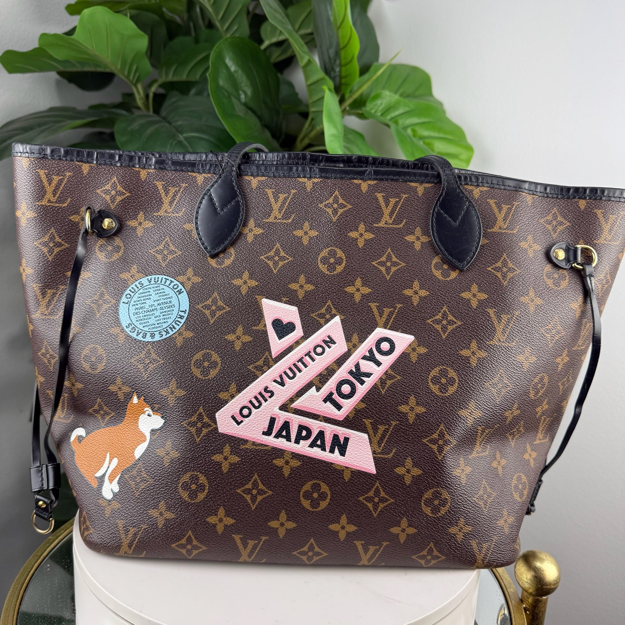Louis Vuitton Neverfull MM My LV World Tour Monogram Tote with Pochette