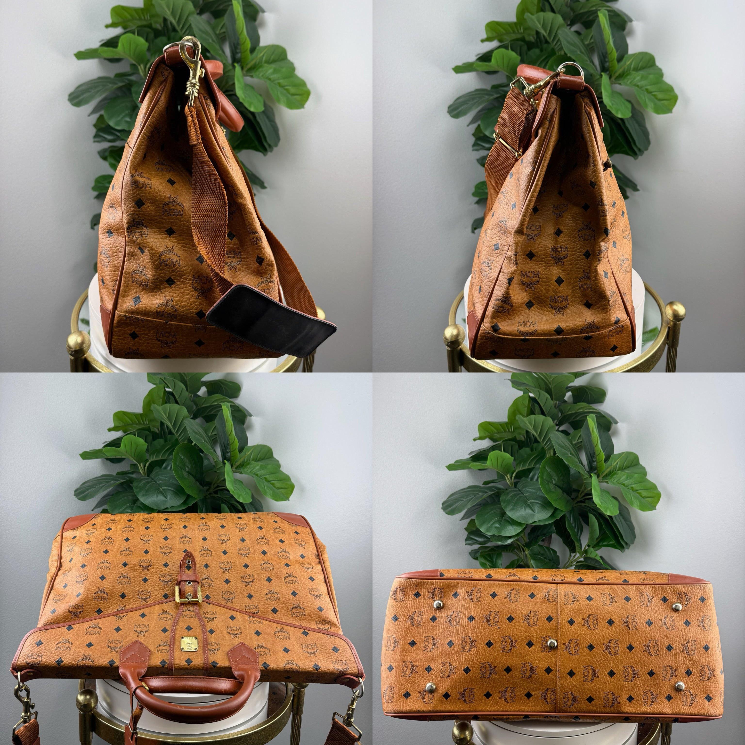 Authentic MCM Briefcase with strap