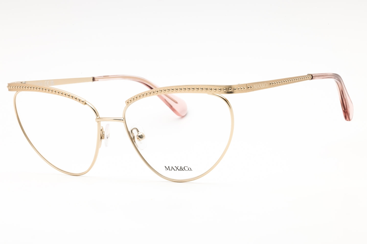 Authentic Max & Co MO5136 Pale Gold Ladies Eyeglasses 55-15-140