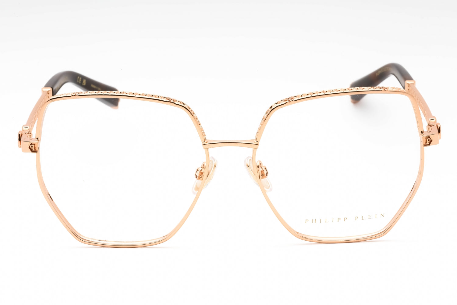 Authentic Philipp Plein VPP054S Plein Eclectic Mood Ladies Eyeglasses Shiny Copper Gold 57-15-135
