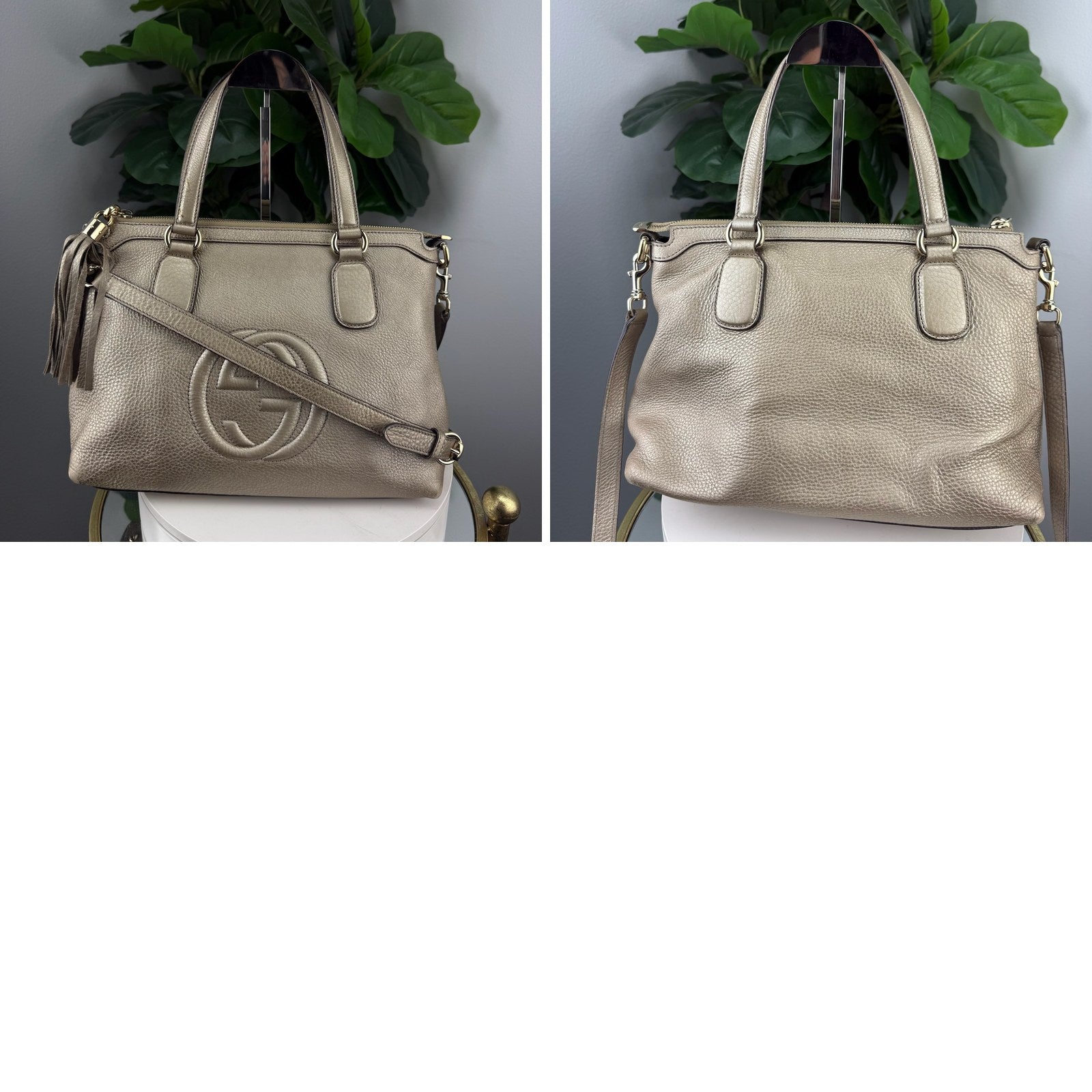 With crossbody strap