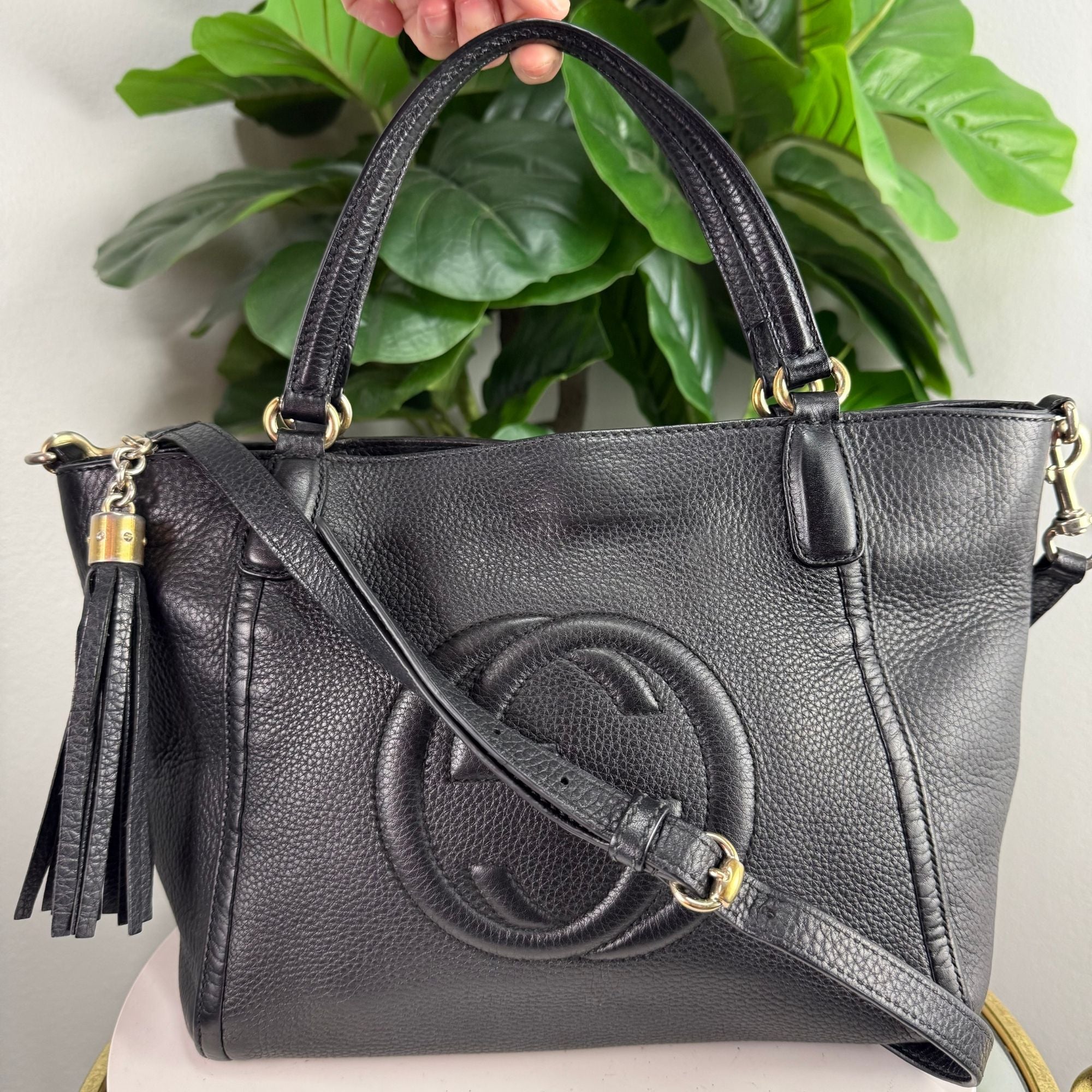 Authentic Gucci Soho Two-Way Tote Bag
