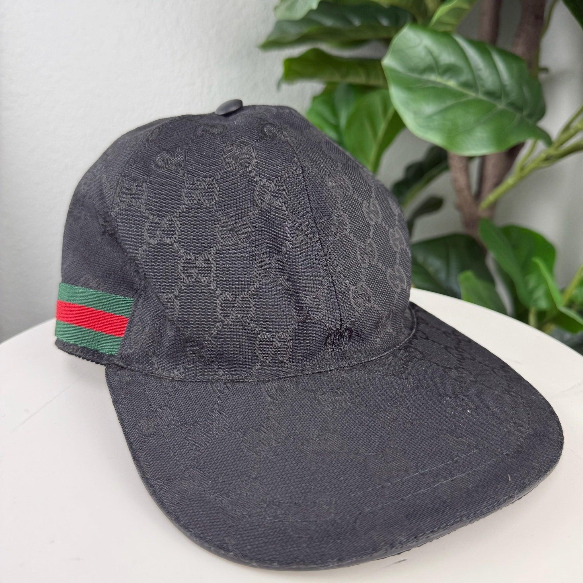 Authentic Gucci GG Canvas Baseball Hat