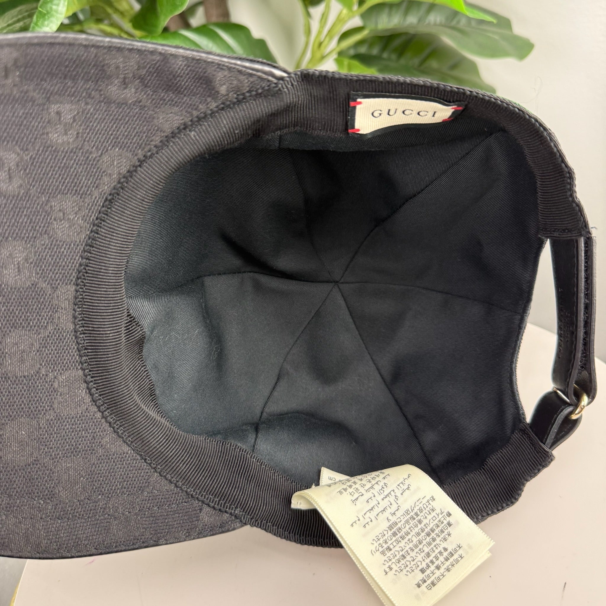Authentic Gucci GG Canvas Baseball Hat