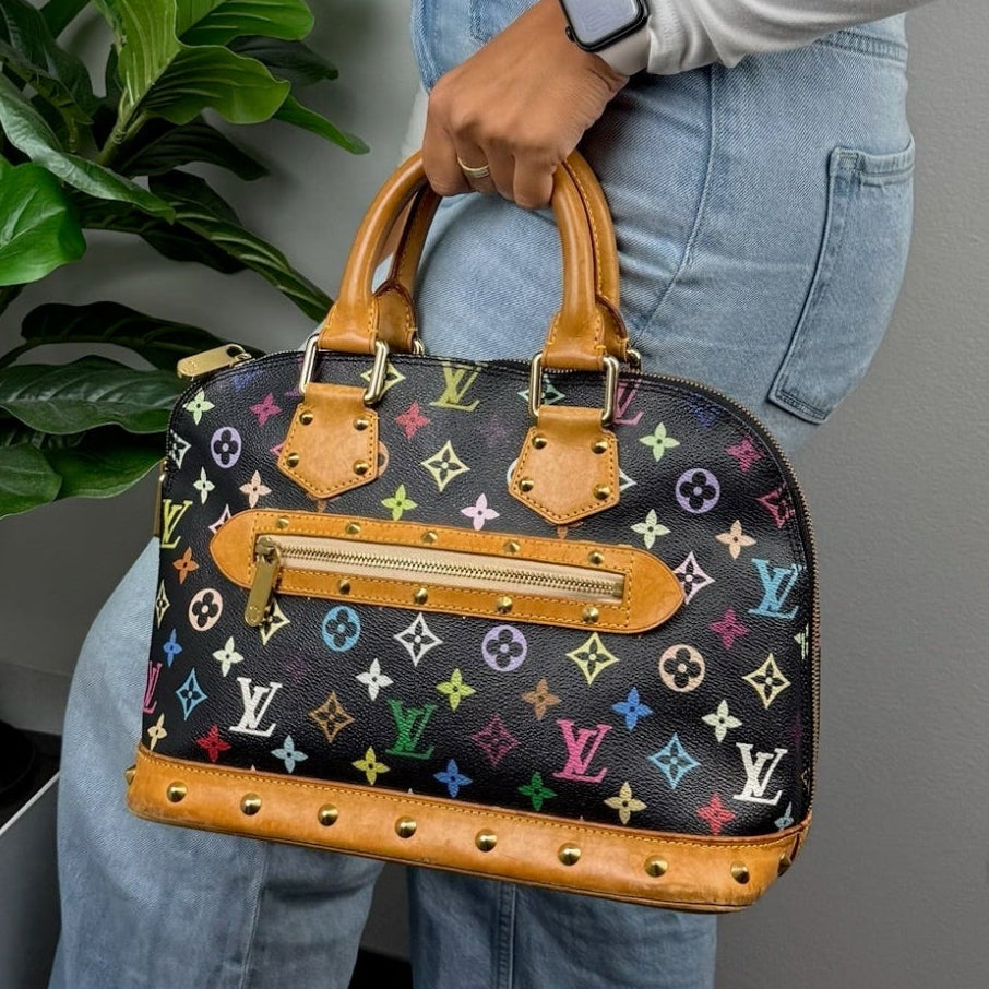 Authentic  Louis Vuitton Takashi Murakami Alma limited edition