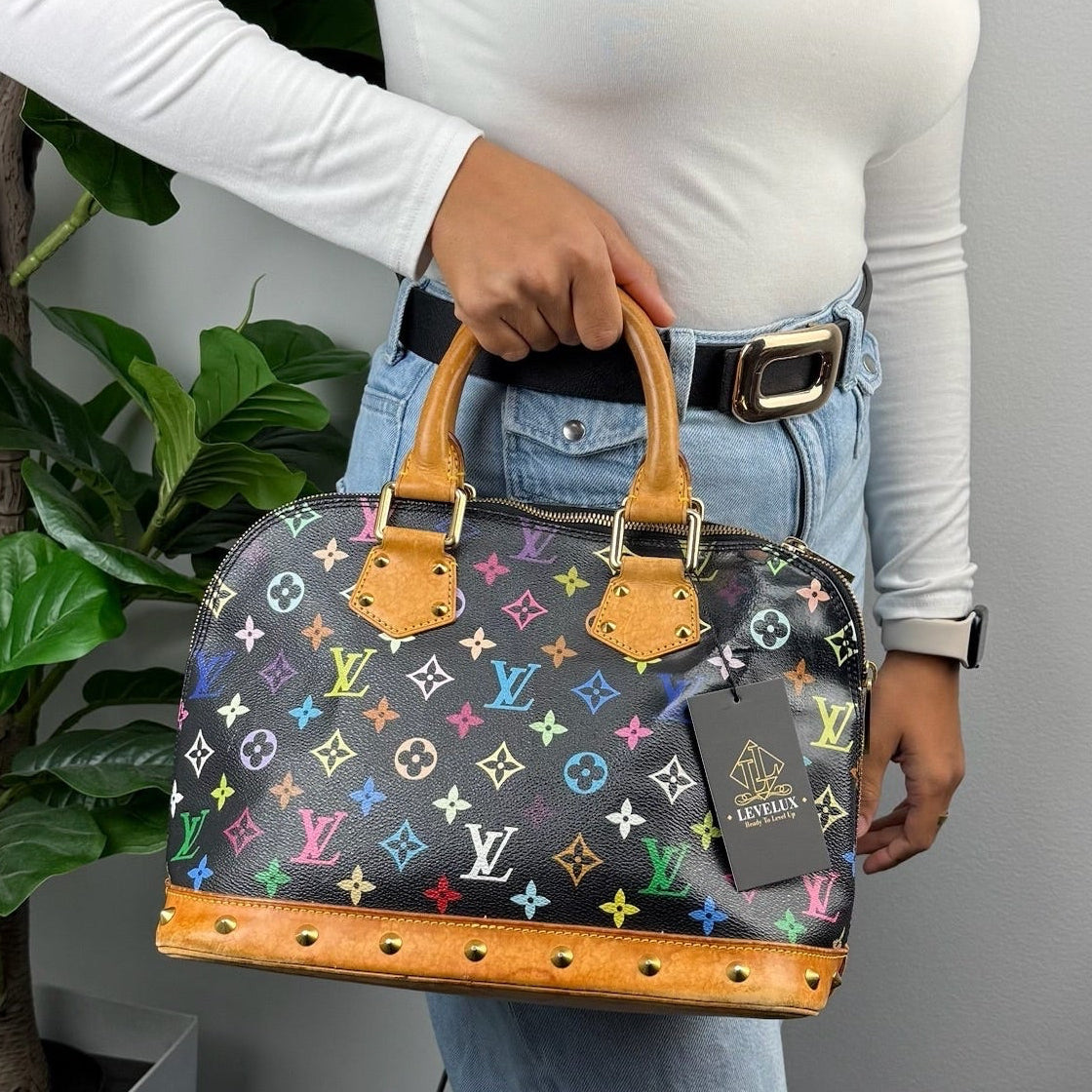Authentic  Louis Vuitton Takashi Murakami Alma limited edition