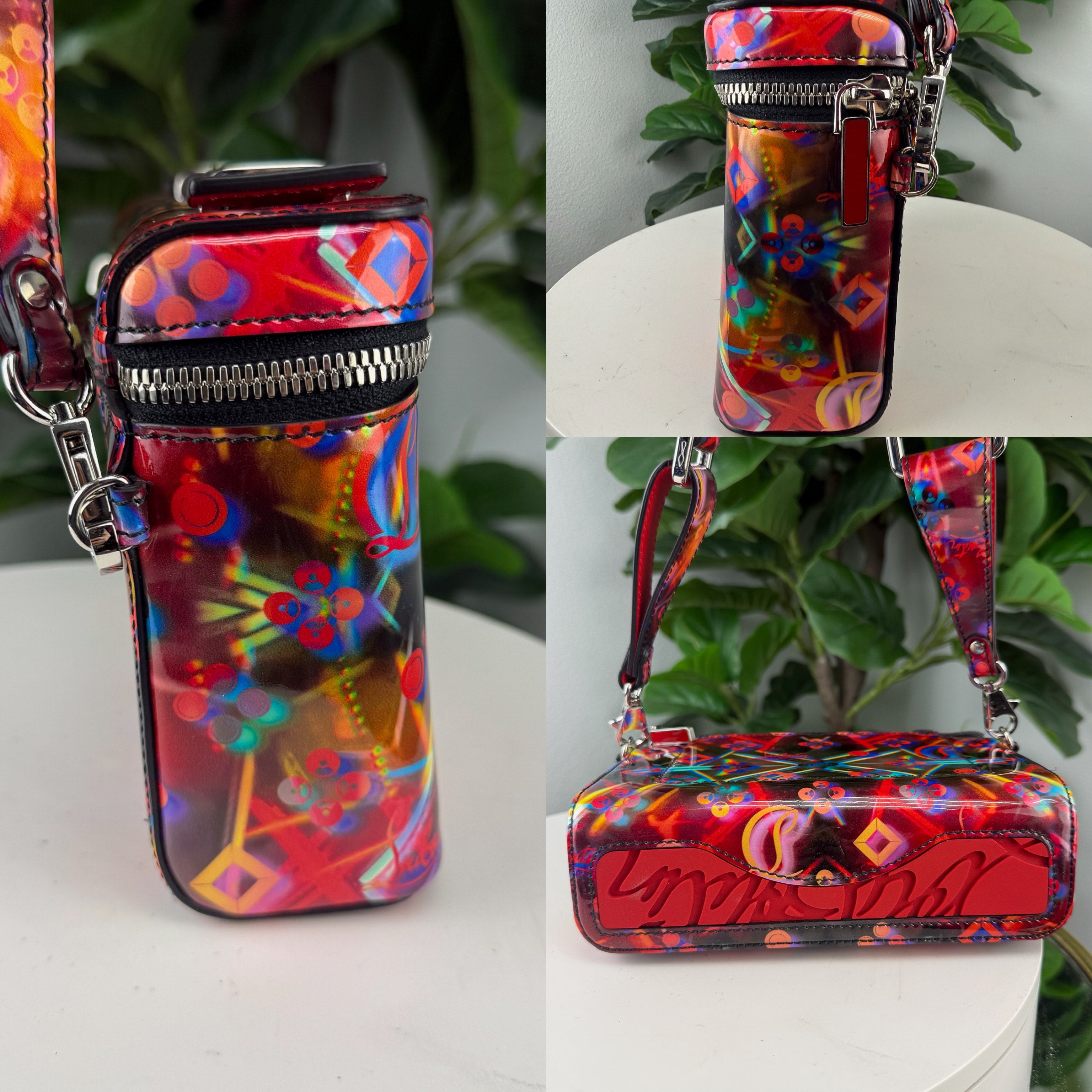 Authentic Christian Louboutin Kypipouch Patent Messenger Bag limited edition