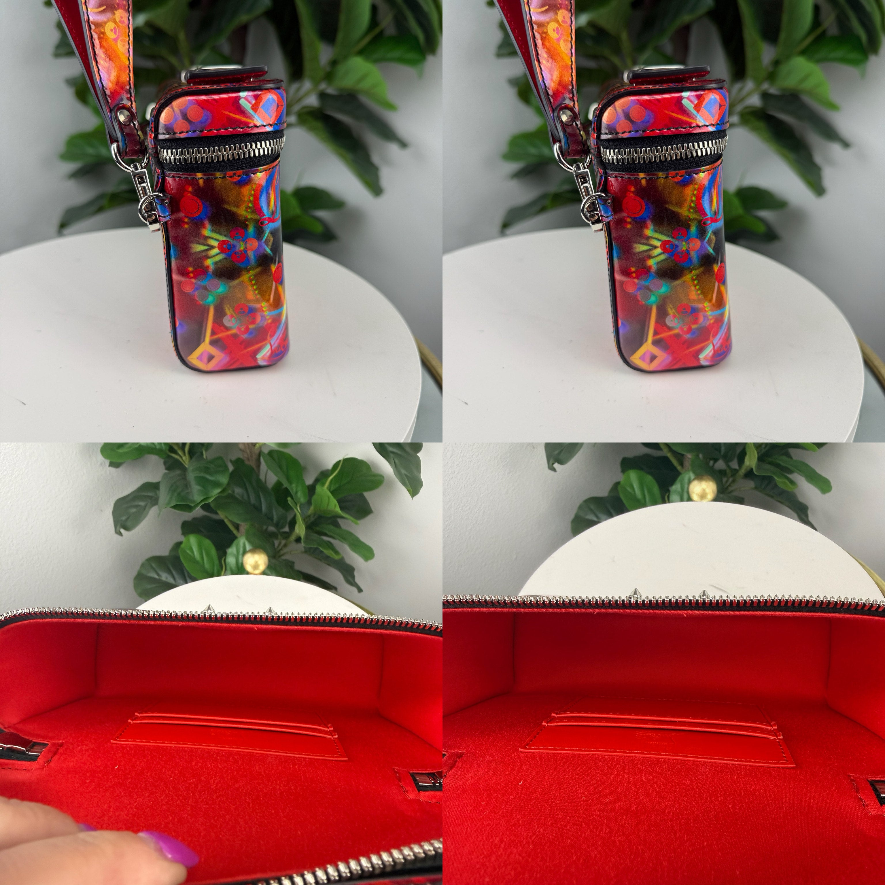 Authentic Christian Louboutin Kypipouch Patent Messenger Bag limited edition
