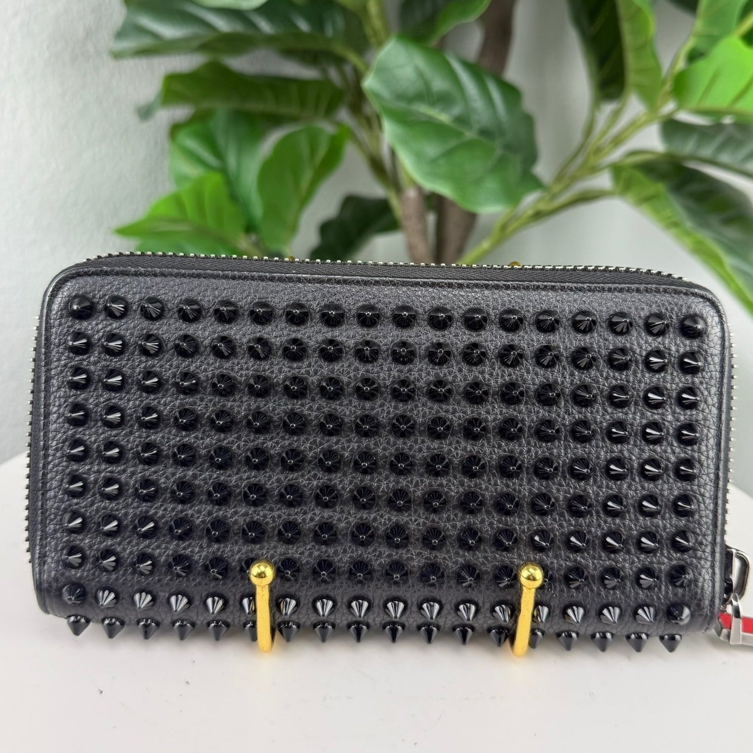 Authentic Christian Louboutin Panettone Wallet Black